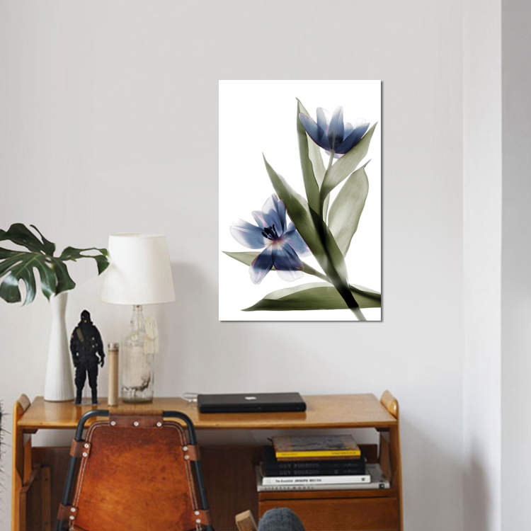« x-ray tulip vi », reproduction sur toile, H 40 po x l 26 po x P 1,5 po, Toile tendue