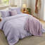 Ensemble d'édredon complet pour lit 5 pièces - lit dans un sac avec jeté en polaire et coussin décoratif, ensembles d'édredon légers, literie toutes saisons, gris foncé-105526949-105526955