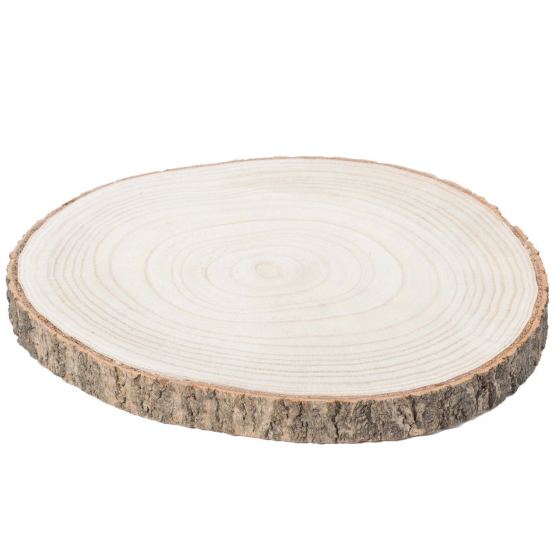 Millwood Pines Paulk Wood Tray, 1" H x 12" W x 12" D