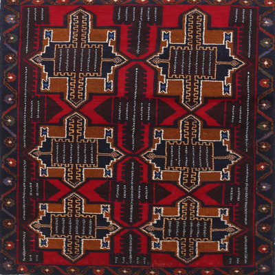 Tapis noir Southwestern