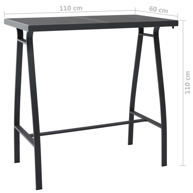 Arnfrid Steel Bar Table