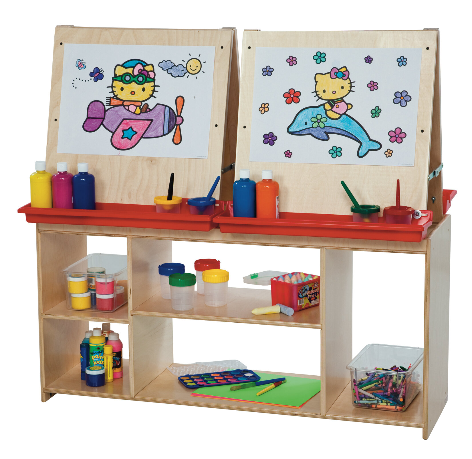 Duke Baby Adjustable Wood Board Easel