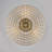 3-Light Modern Glam Gold Crystal Flush Mount
