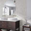 Classico Carrara 6" x 3" Glossy Ceramic Bullnose Tile Trim in White/Gray