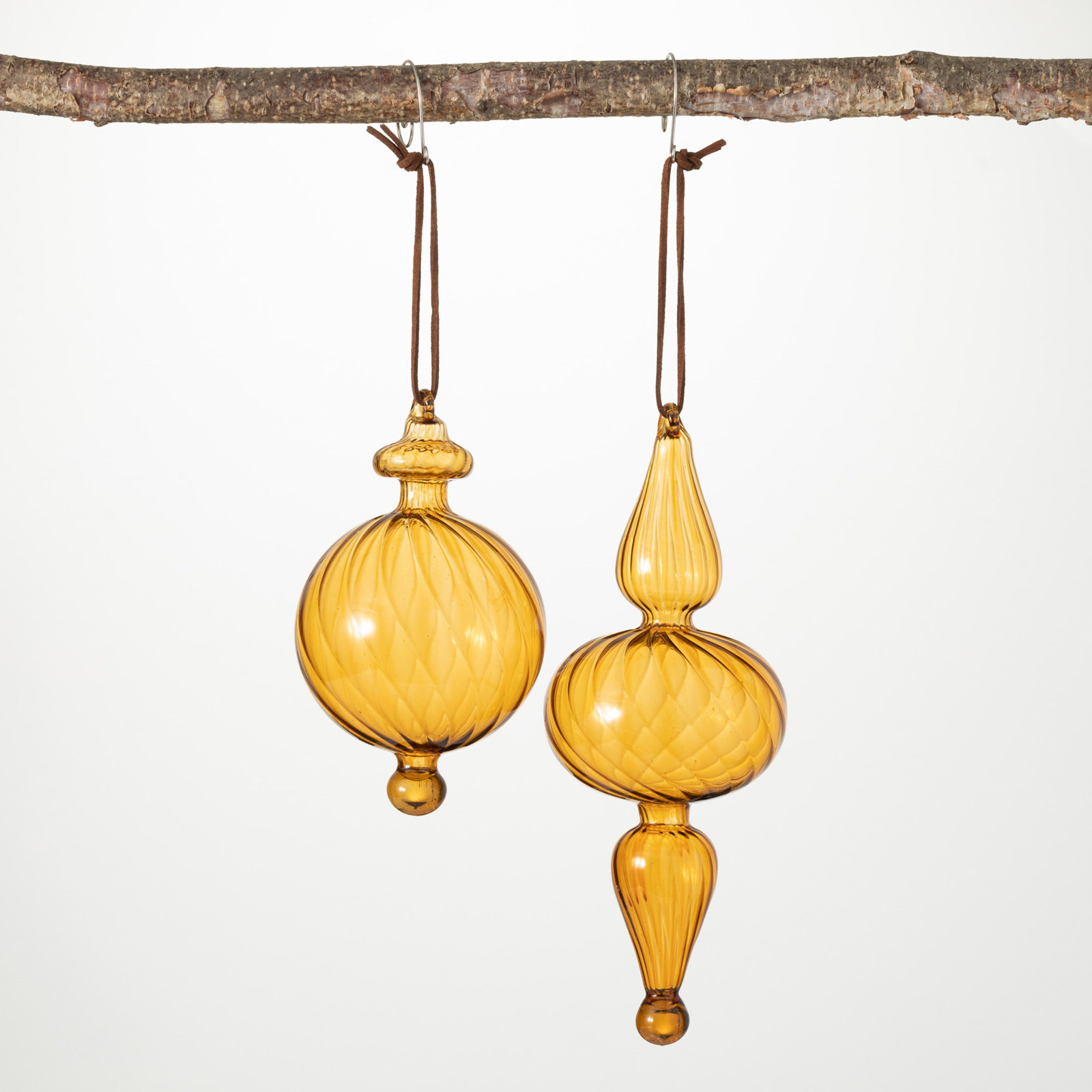 Good Tidings Clover Lane Geometric Finial Ornament