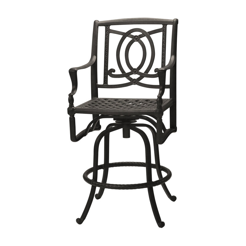 Bel Air 29" Swivel Patio Bar Stool, Shade, 29"