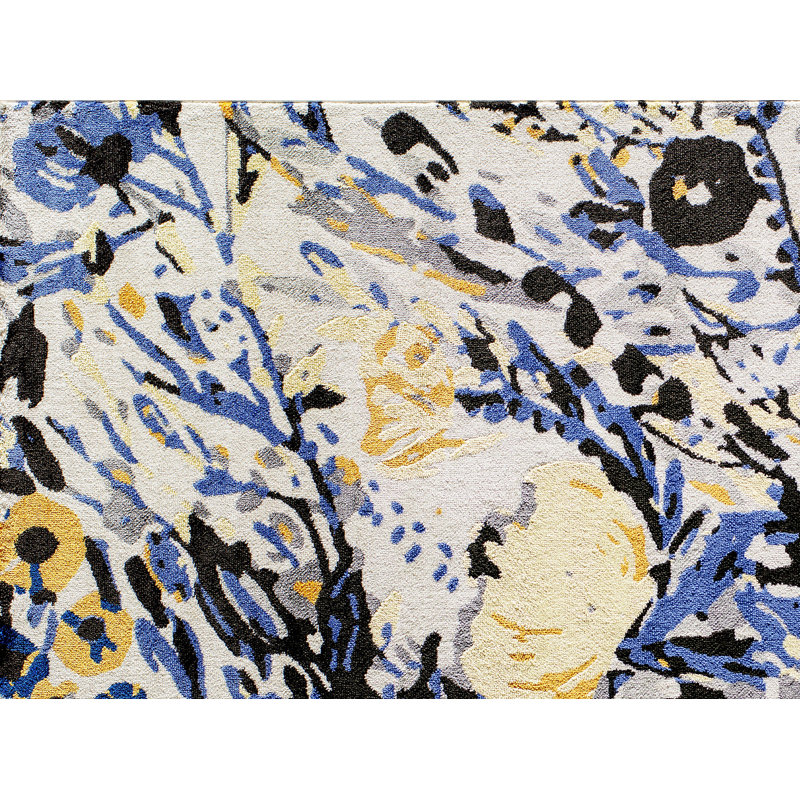 Tapis bleu miel Valentina, Rectangle 9 pi x 12 pi