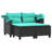 48.4'' Wide Rectangle Patio Sofa with Cushions-97884547