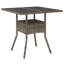 Petronio Square Glass Metal Outdoor Dining Table - 80 cm W 80 cm D-2005314882