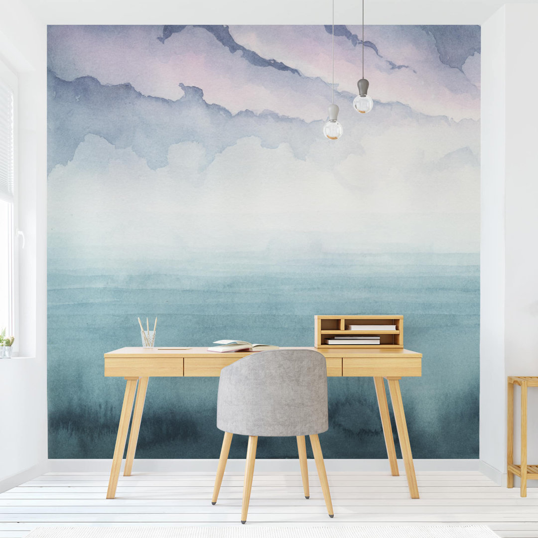 Twilight on the Bay I 2.88m x 2.88m Textured Matt Peel & Stick Wall Mural