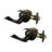 Stratford 6-Way Universal Passage Door Lever-39028405