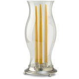 Convertible Tall Glass Hurricane With Feet
