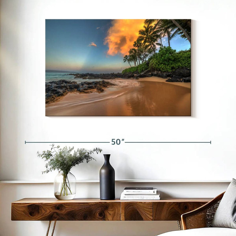 Senne Secret Cove Sunrise, H 26 po x l 39 po