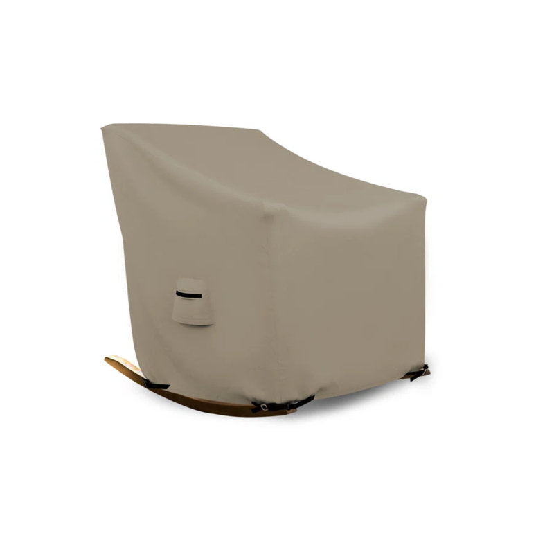 OutdoorRocking Chair Cover, Heavy-Duty 18 OZ UV Resistant Patio Chair Cover, 39" H x 28" W x 33" D