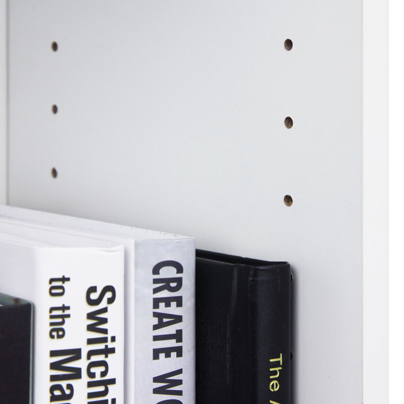 Sayef 71.1" H x 24.4" W Standard Bookcase, Espresso, (5 Shelves) 71.1" H x 24.4" W x 9.6" D