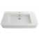 BOCCHI Parma 19.69'' Fireclay Rectangular Bathroom Sink with Overflow