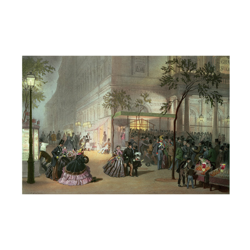 Art sur toile, Eugène Charles Charles Guerard, H 22 po x l 32 po