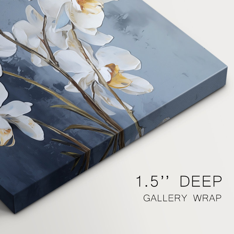 Floral Study Series LXII - Ensemble de toiles tendues avec châssis Premium - Prêt à être accroché
