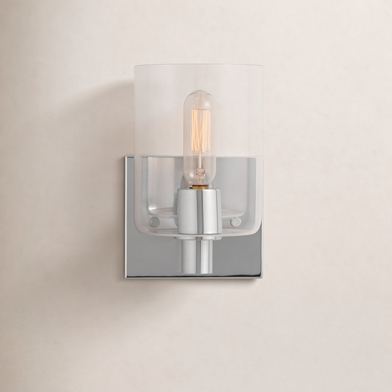 Haines Dimmable Bath Sconce, Chrome
