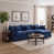 Dark Blue Chenille