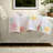 Floral Bedding Sets, Full Queen Pink Microfiber Comforter Set for Girls