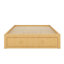 Base de lit peu encombrante avec deux solutions de rangement: relevage hydraulique et tiroirs coulissants-43047007