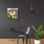 Art mural en verre épique «Jack Russel» par Gale Pitt, 24 po x 24 po-1490572516
