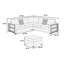 Ensemble de canapé modulaire 4 pièces Contemporary-420339811