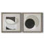 Moderniste Neutre III, ensemble de 2 reproductions d'art sur toile encadrées-1143163483-1143163482