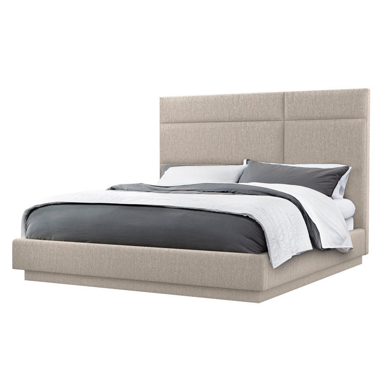 Quadrant Upholstered Platform Bed, Bungalow, California King