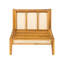 Chaise sans accoudoirs Kirkby, ensemble de 2