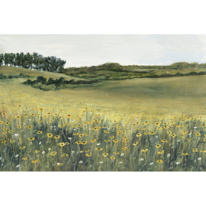 " Yellow Meadow " by Michael Willett, 20'' H x 30'' W  