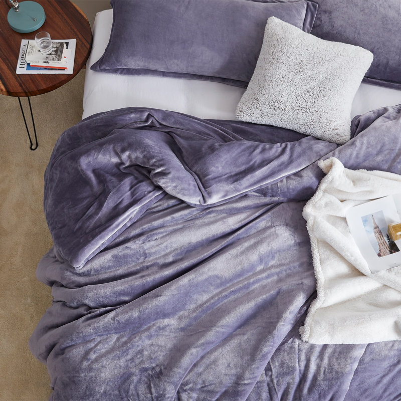 Original Plush - Coma Inducer® Oversized Comforter, Purple, Queen Comforter + 2 Standard Shams