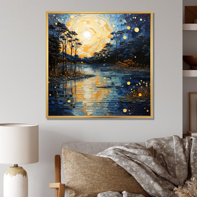 «Blue River Reflections of Serenity III», reproduction sur toile