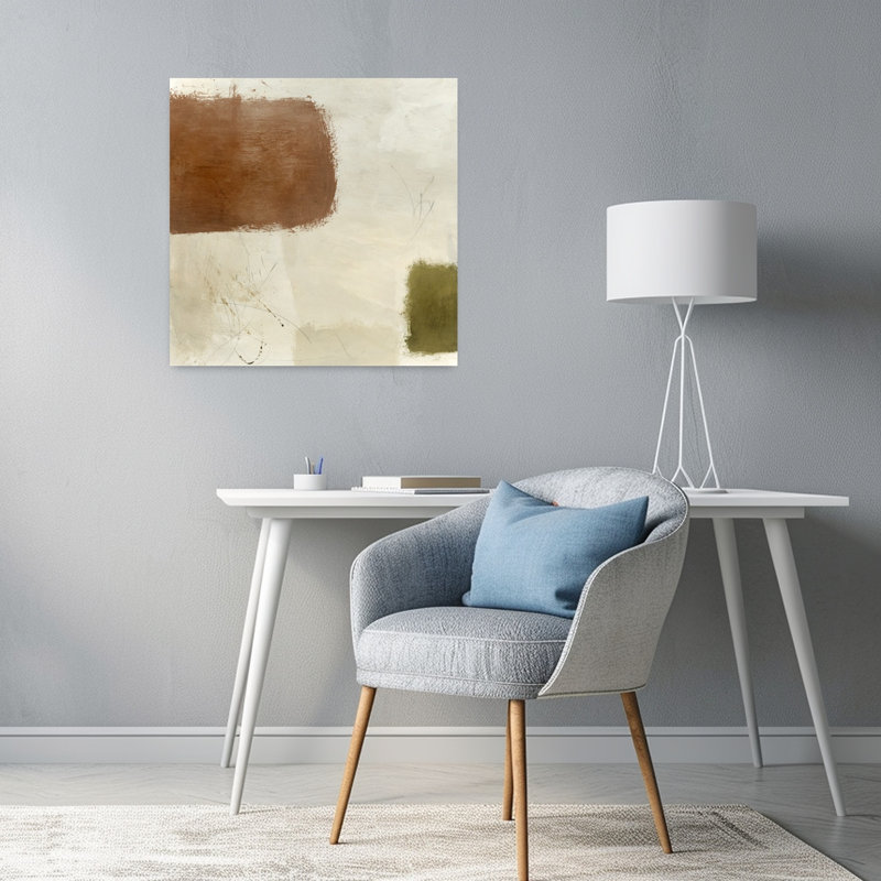 Art contemporain contemporain abstrait, H 24 po x l 24 po