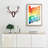 Bars of the Rainbow in Abstract - Picture Frame Graphic Art Print-55683411-55683416