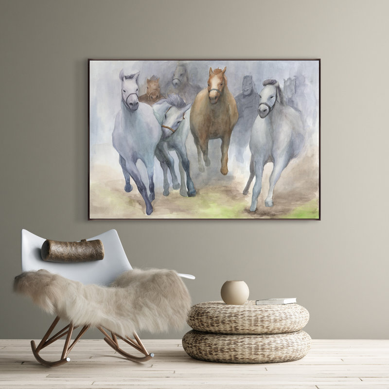 Team Print by Helen Parker, 37.5" H x 53.5" W x 1.5" D, Glass Coat