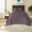 Ensemble de literie en coton mauve, style maison de campagne, utilisation toutes saisons