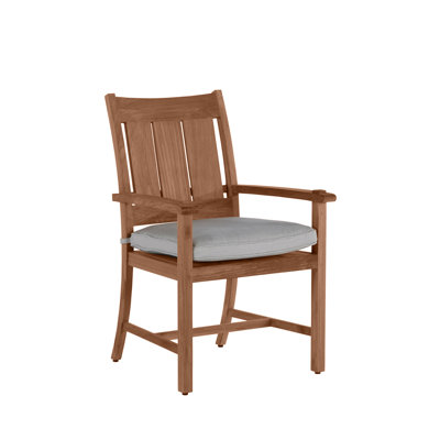 Fauteuil d'extérieur en teck Croquet