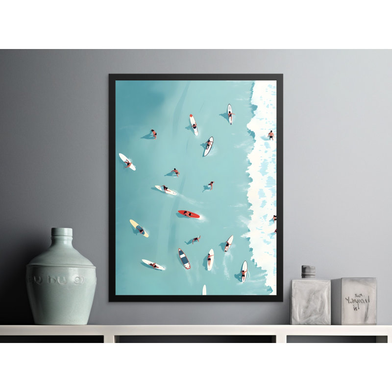 Reena 1 Piece Floater Frame Wall Art, 24x36