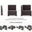 6-Piece Outdoor Rattan Sofa Set With Cushions-1584254527