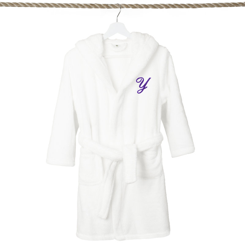 Peignoir à capuche double 100% polyester personnalisé, M, Y
