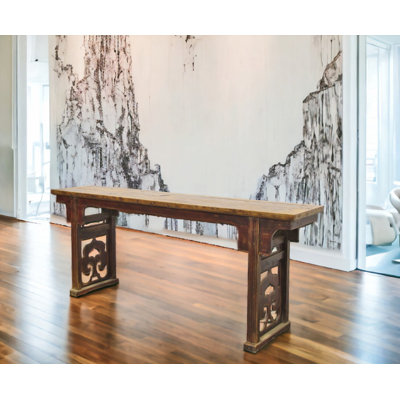 Ruyi 93.7'' Solid Wood Console Table