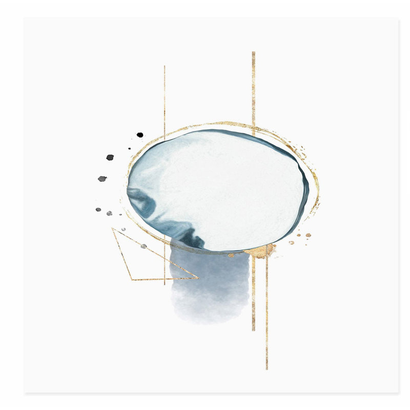 «Abstract Abstract Minimalist II», reproduction d'art moderne sans cadre Mid-Century, H 20 po x l 20 po