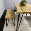Arizona Dining Table and 2 Benches Set-668828557