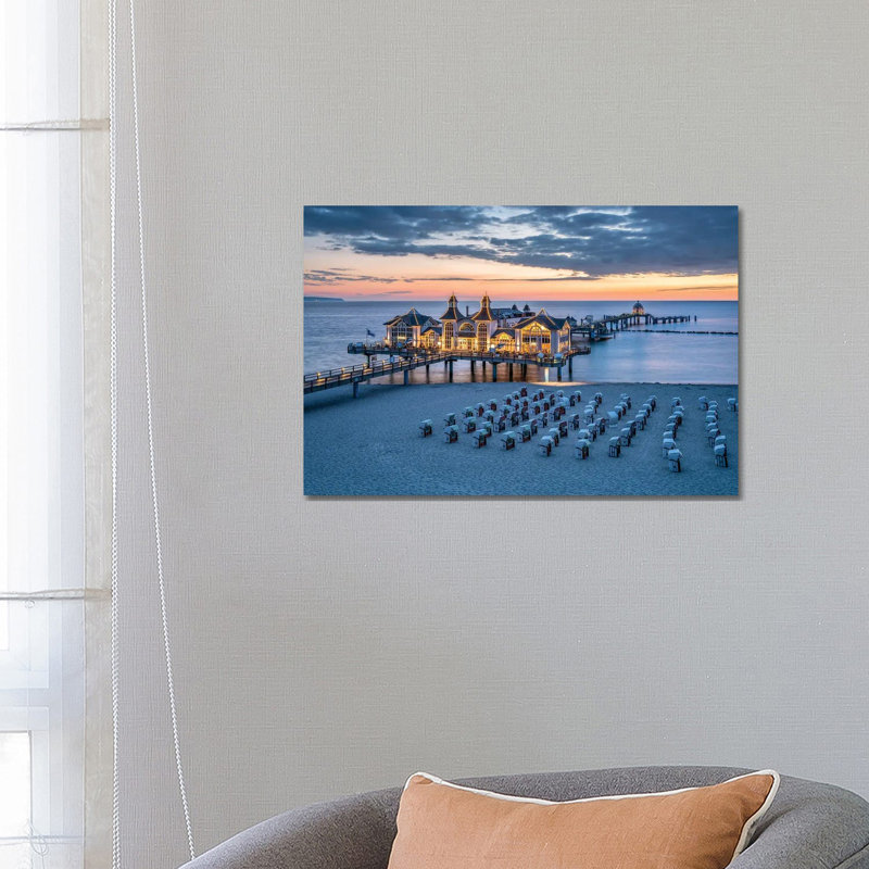 Bee And Blossom by BebesArts - Gallery-Wrapped Canvas Giclée on Canvas, Wrapped Canvas, 66.04 cm H x 45.72 cm W x 3.175 cm D