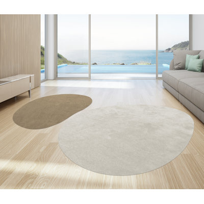 Carlleen Vinyl Machine Printed Area Rug