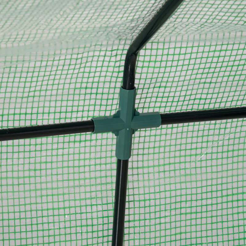 70.75" W x 35.5" D Mini Greenhouse, Green