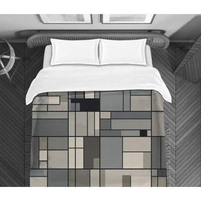 Mondrian Machine Printed Comforter