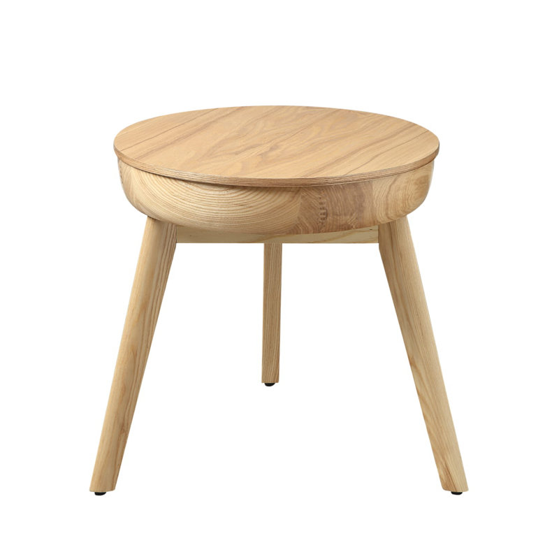 Yoakum Solid Wood End Table